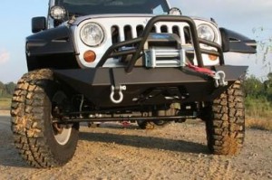 Fab Fours Hardcore Front Winch Bumper with Grill Guard
