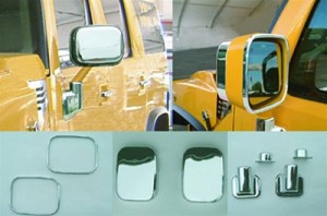 Хромированые зеркала Hummer H2